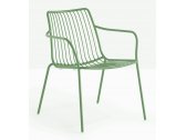 Лаунж-кресло металлическое PEDRALI Nolita сталь зеленый Фото 1