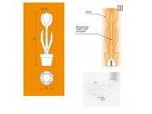 Светильник пластиковый Myyour Tulip XL OUT полиэтилен белый прозрачный Фото 4
