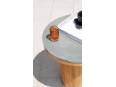Столик деревянный кофейный Atmosphera Frisbee тик, керамогранит Фото 12