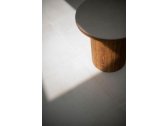 Столик деревянный кофейный Atmosphera Frisbee тик, керамогранит Фото 16