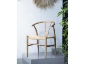 Кресло деревянное плетеное Sancrea Nice ясень, роуп Фото 3