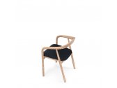Кресло деревянное с обивкой Sancrea Wogo ясень, ткань Фото 4