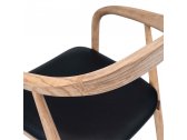 Кресло деревянное с обивкой Sancrea Wogo ясень, ткань Фото 12