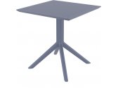 Комплект пластиковой мебели Siesta Contract Sky 70 Pro сталь, стеклопластик темно-серый Фото 6