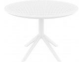 Комплект пластиковой мебели Siesta Contract Sky Ø105 Air сталь, стеклопластик белый Фото 12