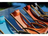 Шезлонг деревянный Royal Botania Beacher тик, ткань Фото 10