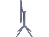 Комплект пластиковой мебели Siesta Contract Sky Folding 60 Air сталь, стеклопластик темно-серый Фото 12
