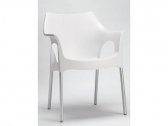 Кресло пластиковое Scab Design Ola анодированный алюминий, полипропилен лен Фото 9