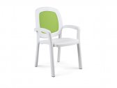 Пластиковое кресло Nardi Beta пластик белый, зеленый Фото 1