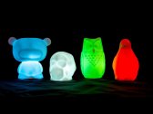 Пластиковый миниатюрный светильник SLIDE Mini Collection ПВХ белый, меняет цвета Фото 1