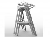 Барный дизайнерский стул Magis One металл красный Фото 3