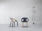 Кресло пластиковое Scab Design Natural Drop сталь, бук, технополимер венге, тортора Фото 6