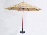 Зонт пляжный соломенный JH 9FT Африка дерево/полиэстер натур Фото 3
