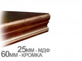 Столешница МДФ 25 мм с фигурной кромкой 65 мм из массива дуба Россия МДФ Фото 14