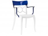 Кресло пластиковое PAPATYA Opera-K стеклопластик, пластик синий Фото 1