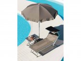 Пляжный профессиональный зонт Crema алюминий/ткань/пвх Фото 2