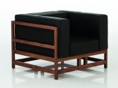 Дизайнерское кресло Bruhl Easy Pieces на выбор черный Фото 1