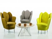 Дизайнерское кресло Bruhl Morning Dew на выбор розовый Фото 3