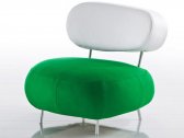 Дизайнерское кресло Bruhl Mosspink на выбор черный Фото 2