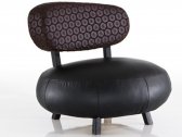 Дизайнерское кресло Bruhl Mosspink на выбор черный Фото 1