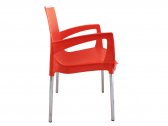 Кресло для фудкорта Comfort Сhair пластик оранжевый, желтый, зеленый, синий, красный, белый,слоновая кость Фото 4
