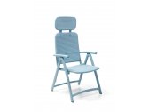 Кресло пластиковое складное Nardi Acquamarina стеклопластик голубой Фото 1