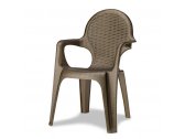 Кресло пластиковое SCAB GIARDINO Intrecciata пластик бронзовый Фото 1