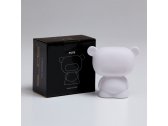 Пластиковый миниатюрный светильник медвежонок SLIDE Mini Pure ПВХ белый, меняет цвета Фото 2