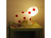 Светильник пластиковый настольный SLIDE Baby Lighting полиэтилен белый, красный Фото 4