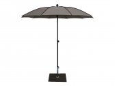 Зонт садовый с поворотной рамой Maffei Border сталь, дралон серо-коричневый Фото 2