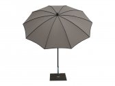 Зонт садовый с поворотной рамой Maffei Border сталь, дралон серо-коричневый Фото 1