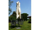 Зонт садовый телескопический Maffei Kronos алюминий, полиэстер слоновая кость Фото 5