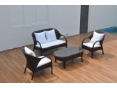 Комплект плетеной мебели KVIMOL КМ-0040 искусственный ротанг коричневый Фото 2