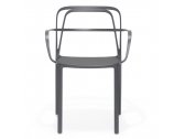 Кресло пластиковое PEDRALI Intrigo полипропилен серый Фото 3