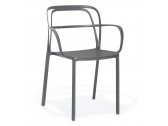 Кресло пластиковое PEDRALI Intrigo полипропилен серый Фото 1