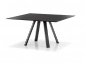 Стол квадратный PEDRALI Arki-Table металл, пластик черный Фото 1