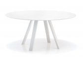 Стол круглый PEDRALI Arki-Table Compact металл, HPL белый Фото 1