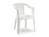 Кресло пластиковое SCAB GIARDINO Supergiada Monobloc пластик белый Фото 1