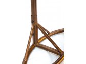 Кресло плетеное подвесное KVIMOL КМ-1016 сталь, искусственный ротанг коричневый Фото 8