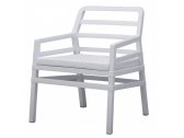 Кресло пластиковое с подушкой Nardi Aria пластик, акрил белый, белый Фото 1