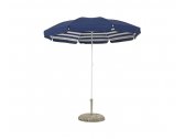 Зонт садовый Maffei Venezia алюминий, хлопок белый, синий Фото 2