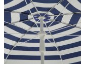 Зонт садовый Maffei Venezia алюминий, хлопок белый, синий Фото 3