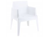 Кресло пластиковое Grattoni GS 1015  стеклопластик белый Фото 1