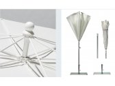 Зонт-парусник Scolaro Revo алюминий, акрил стальной, белый Фото 3