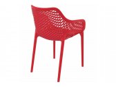 Кресло пластиковое Grattoni GS 1051 полипропилен, стекловолокно красный Фото 3