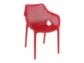 Кресло пластиковое Grattoni GS 1051 полипропилен, стекловолокно красный Фото 1