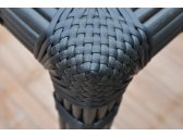 Комплект плетеной мебели KVIMOL КМ-0034 алюминий, искусственный ротанг черный, серый Фото 4