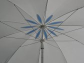 Зонт садовый с поворотной рамой Maffei Bea сталь, полиэстер белый Фото 5