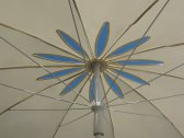 Зонт садовый с поворотной рамой Maffei Bea сталь, полиэстер слоновая кость Фото 3