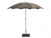 Зонт садовый с поворотной рамой Maffei Bea сталь, полиэстер серо-коричневый Фото 5